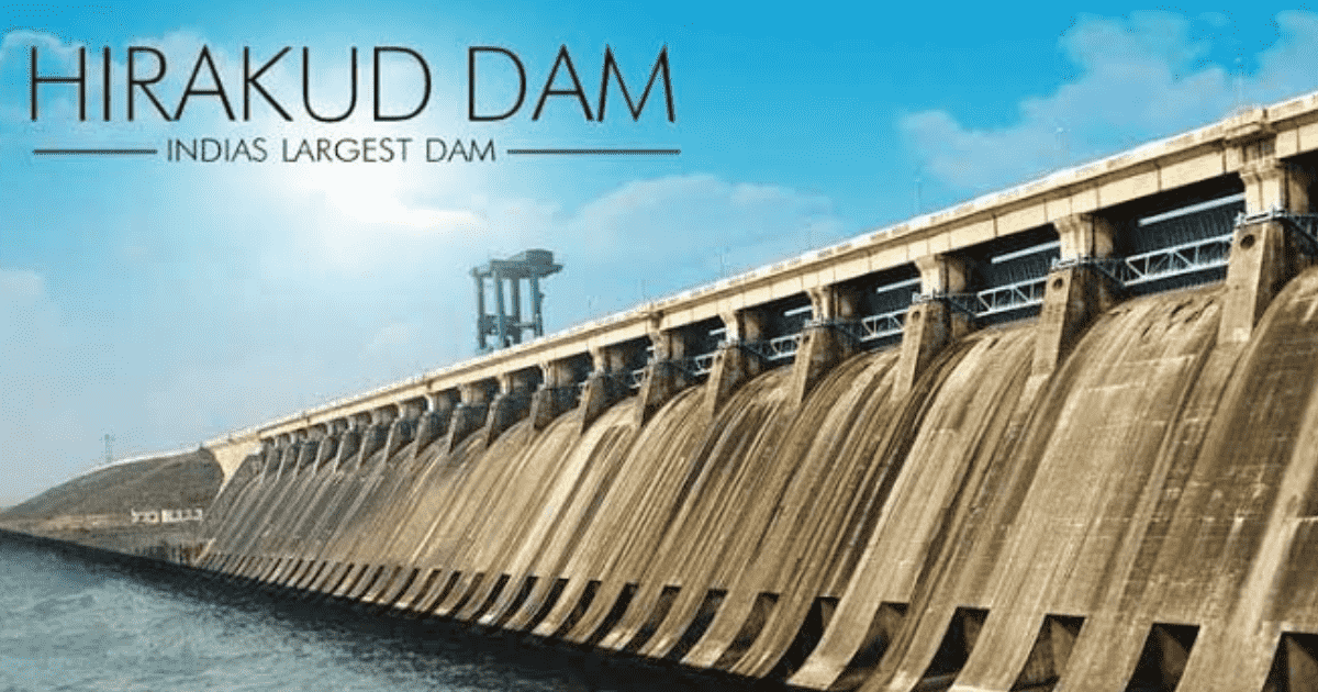 Hirakud the largest dam of india 